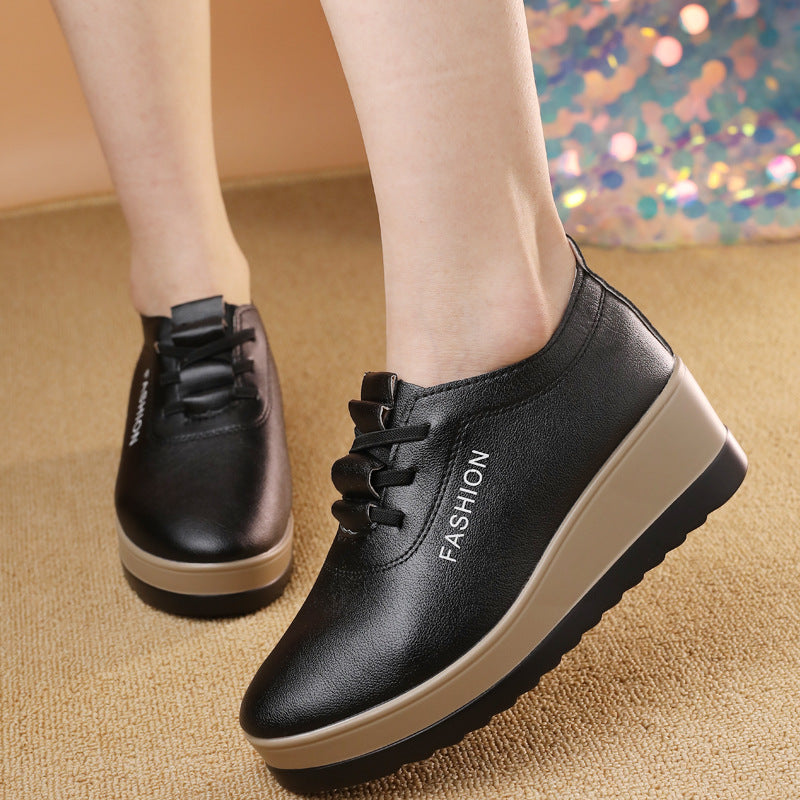 🔥【50% de descuento por tiempo limitado】Zapatos de mujer de moda con suela gruesa, éxito de ventas 2025