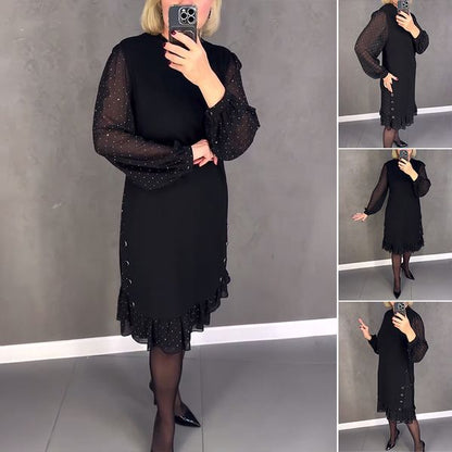 💖💖【S-5XL】🍁🍂Vysoko kvalitné štýlové jesenné a zimné šaty v novom štýle