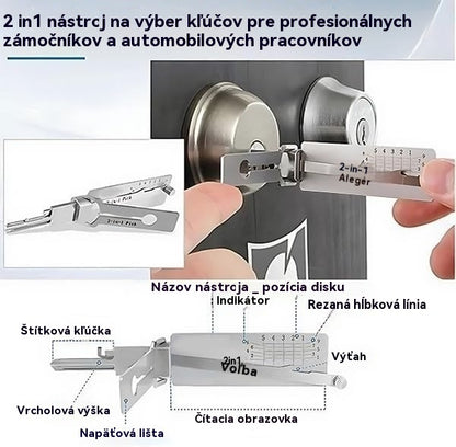 🔥🔐【Obmedzená ponuka – 50% zľava】Najpredávanejší dekodér kľúčov z nehrdzavejúcej ocele