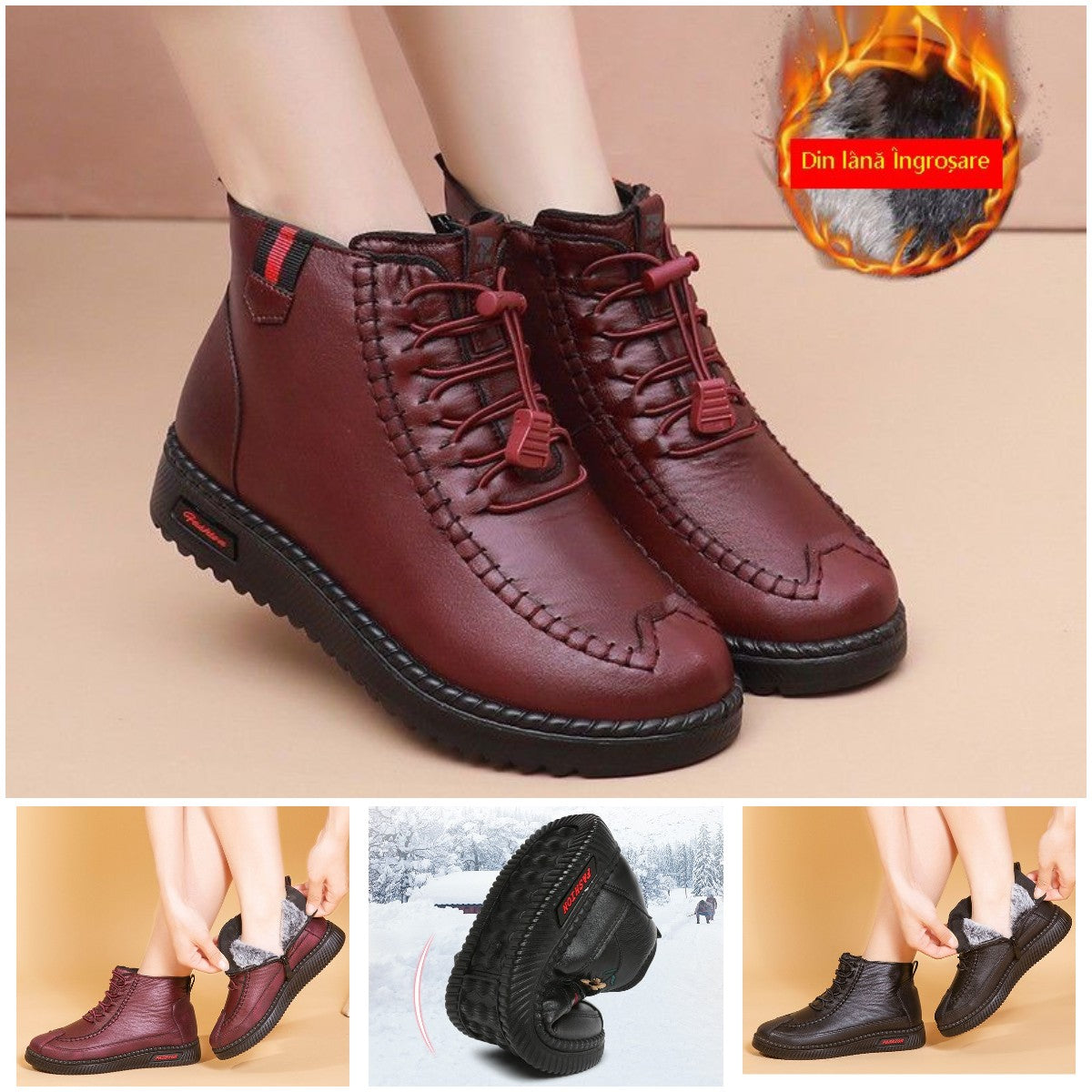 🔥👢【35-43】Botas nuevas de otoño e invierno de 2025, suela suave, gruesas para abrigarse