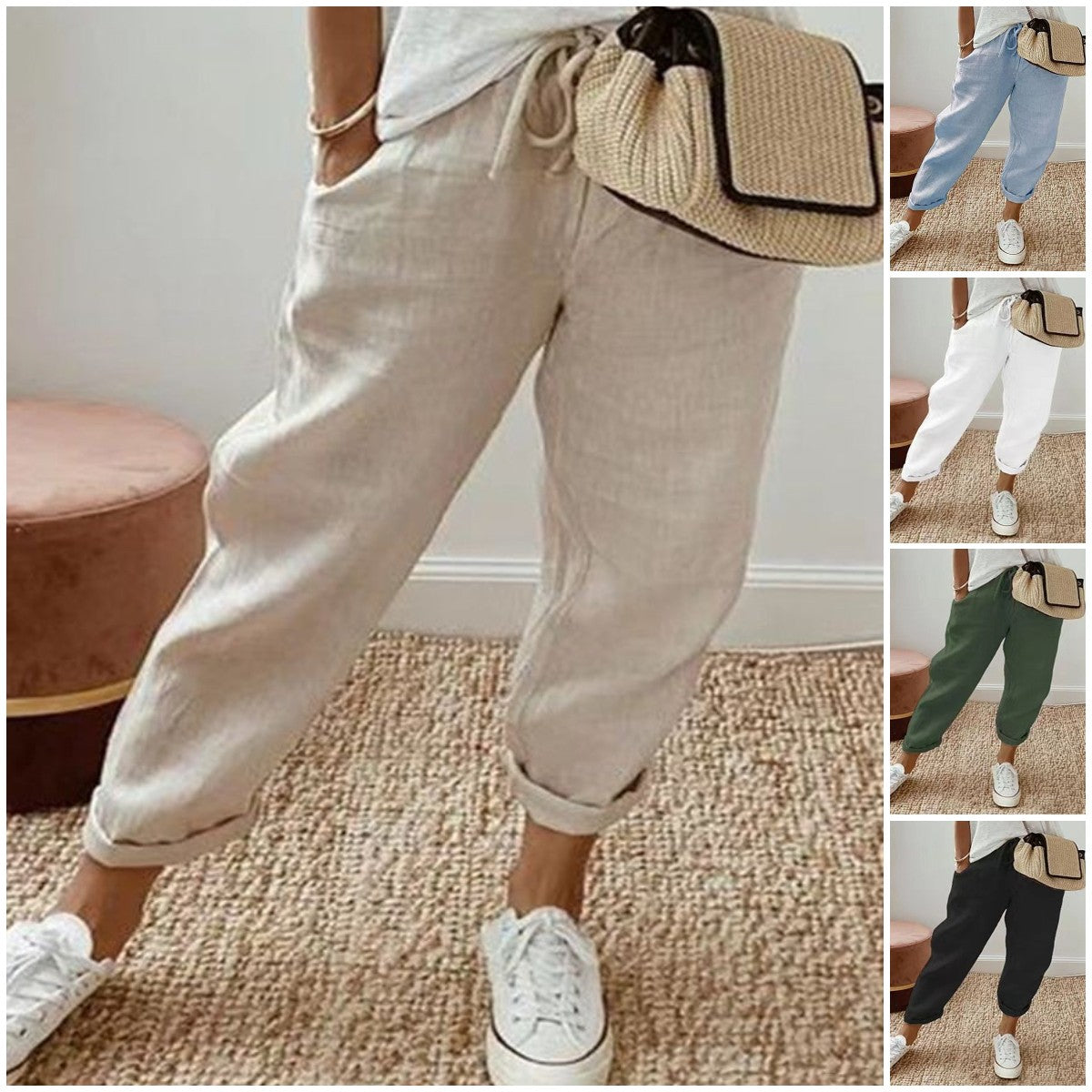 😍💕Ostatni dzień promocji -60% TANIEJ💕Luźne bawełniane i lniane ubrania dla kobiet