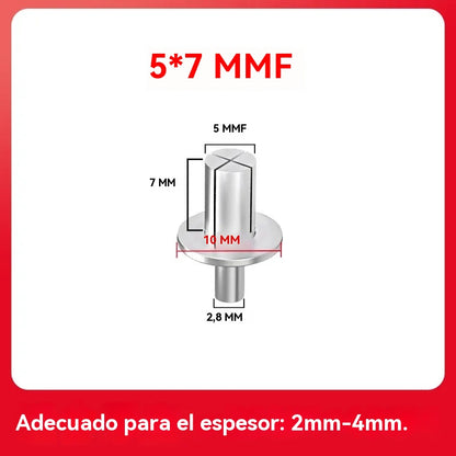 【30%OFF】【100 piezas】🔧 Remaches de aluminio con expansión de martillo: ¡fijación rápida y segura sin esfuerzo!🔩
