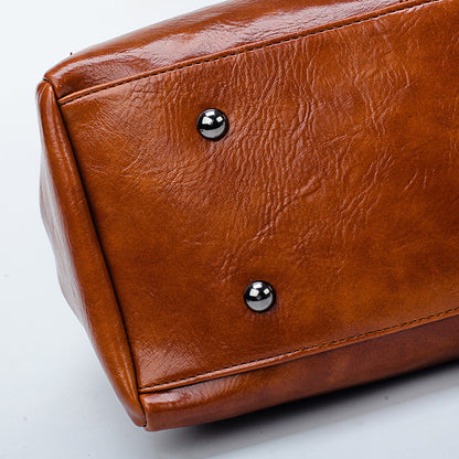 👜🌸【50% popust】Bestseller 2025 – Vintage ženska Boston torbica iz usnja