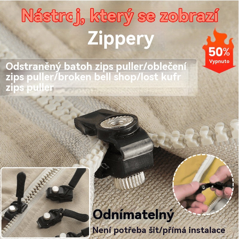 🧥🧷【Kupte 20 kusů, získejte 20 kusů zdarma】🛒Univerzální nástroj na opravu zipů