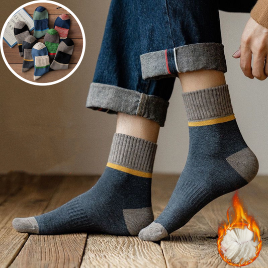 😍🧦【Ograničena ponuda 50%】Jesensko-zimske antibakterijske, protivmirisne tople vunene čarape – 10 pari