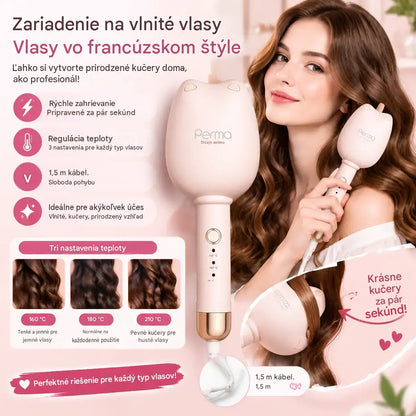 💇‍♀️ Kulma na francúzske vlny — Rýchle nahriatie, nastaviteľná teplota, dodáva sa s 1,5-metrovým napájacím káblom — Vhodná pre všetky účesy a typy vlasov! ✨