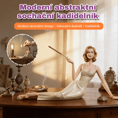 ⏳ Oferta ograniczona czasowo! ⏰Nowoczesna abstrakcyjna rzeźba, rzeźba do aromaterapii, rękodzielnicza kadzielnica