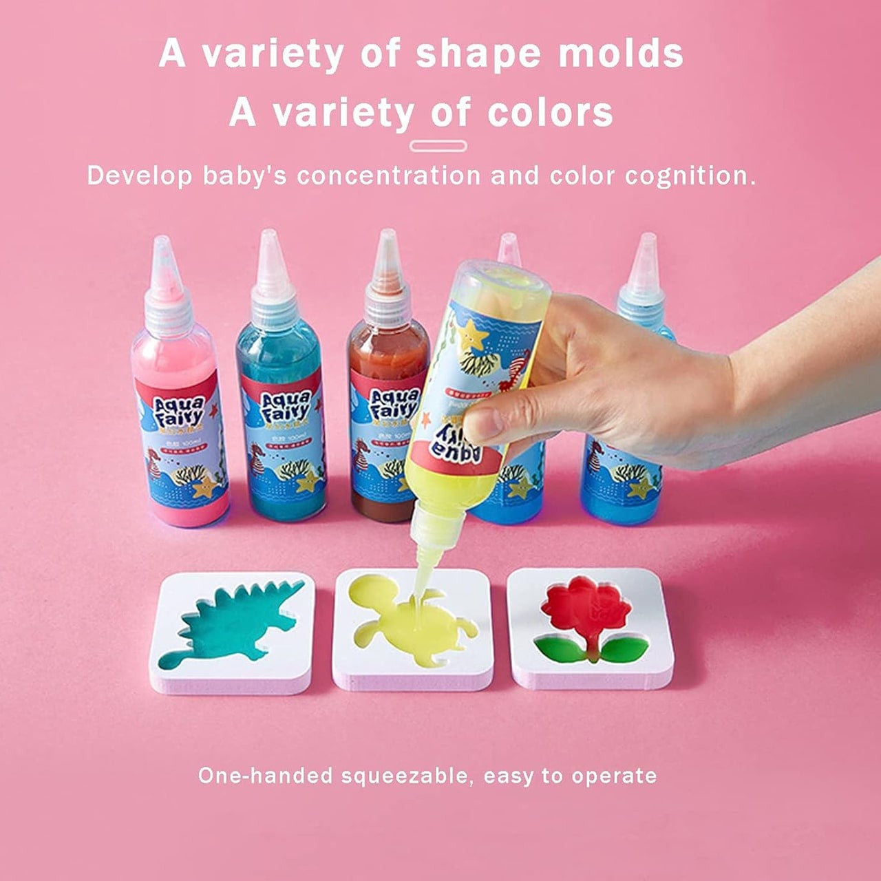 🎨 【Omezená nabídka -50 %】 Dětská kreativní sada hraček 【6 barev + 8 tvarů】