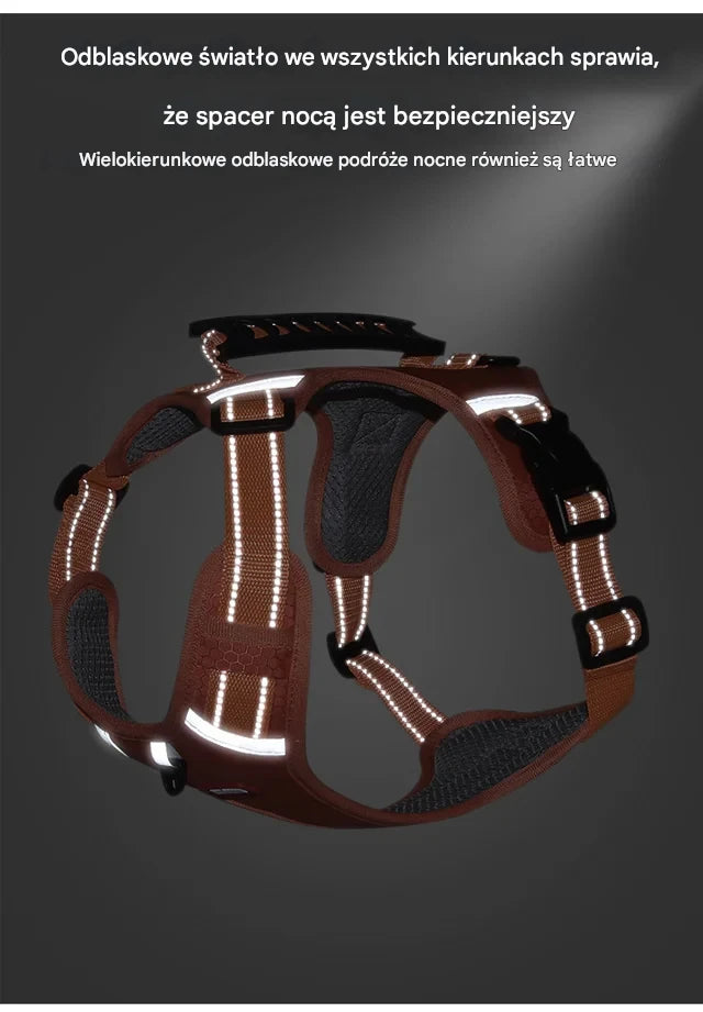 🐶【5-30KG】Szelki dla psa bez ciągnięcia dla zwierząt domowych