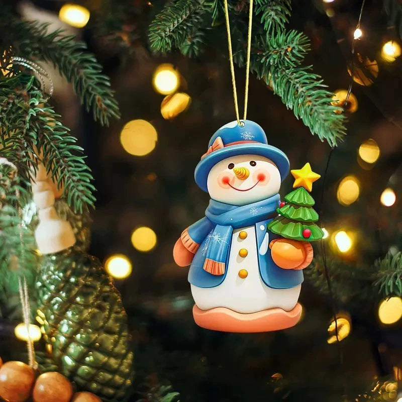🎄⛄【Zľava 50 % na obmedzený čas】Roztomilá vianočná ozdoba snehuliaka【24 kusov】