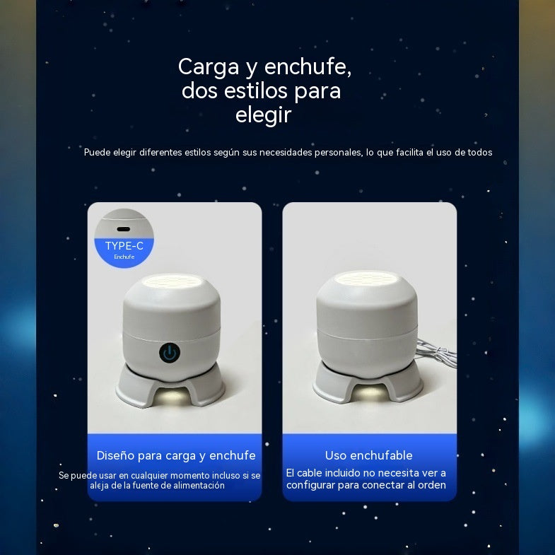 💖🌙¡Lámpara proyector LED giratoria dinámica 2026