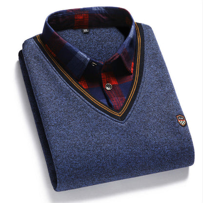 👔40%OFF--Krajnja ponuda za kraj godine[M-4XL] Muška pletena svilena košulja