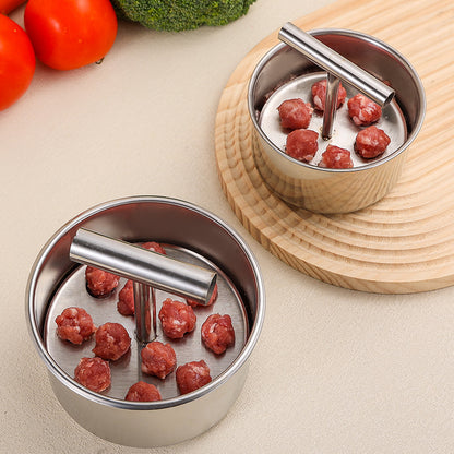 🔥🍖 【Compra 1 y llévate 1 gratis】Herramienta de cocina de acero inoxidable 304, molde para albóndigas, ideal para carne y pescado