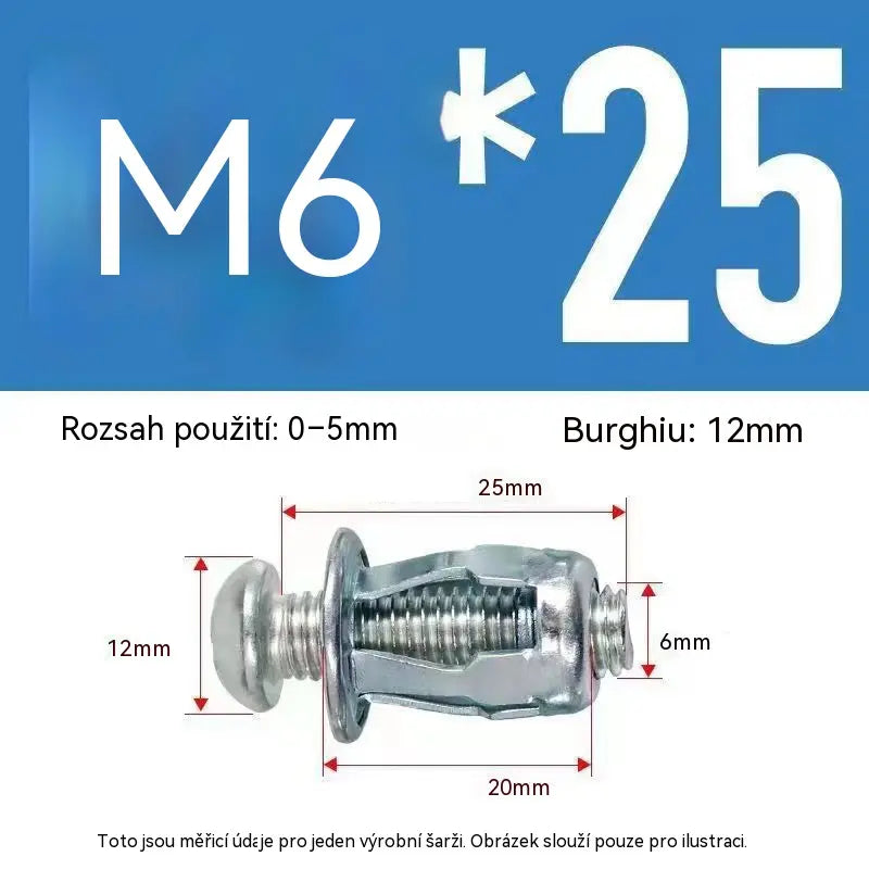 🔥Ponuka za polovičnú cenu 【100 ks】 Rozpínacie matice / Nitovacie matice M4/M5/M6