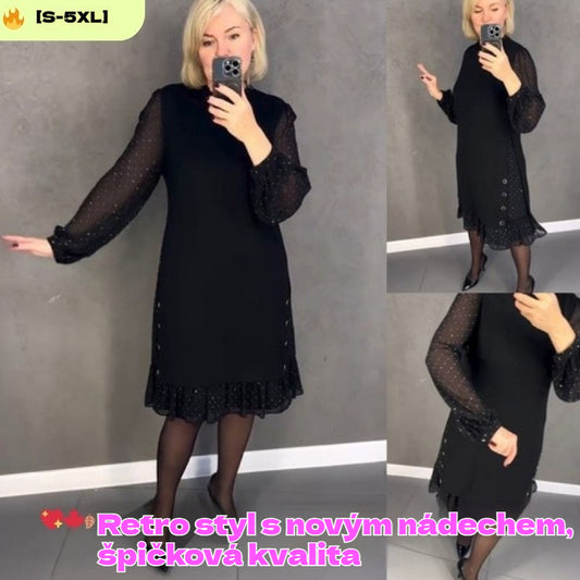 💖💖【S-5XL】🍁🍂Vysoko kvalitné štýlové jesenné a zimné šaty v novom štýle