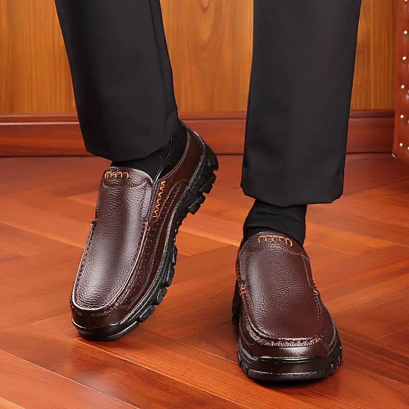 👞【Nowość -50%】 Nowe jesienne męskie buty biznesowe ze skóry naturalnej