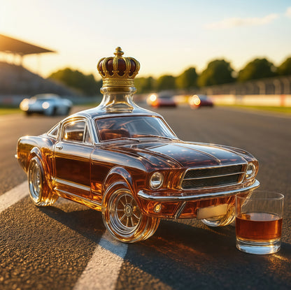 🏎️🍷🎁【Kup 1, a 1 dostaniesz gratis】Kreatywna butelka na whisky w kształcie samochodu – styl i wartość kolekcjonerska