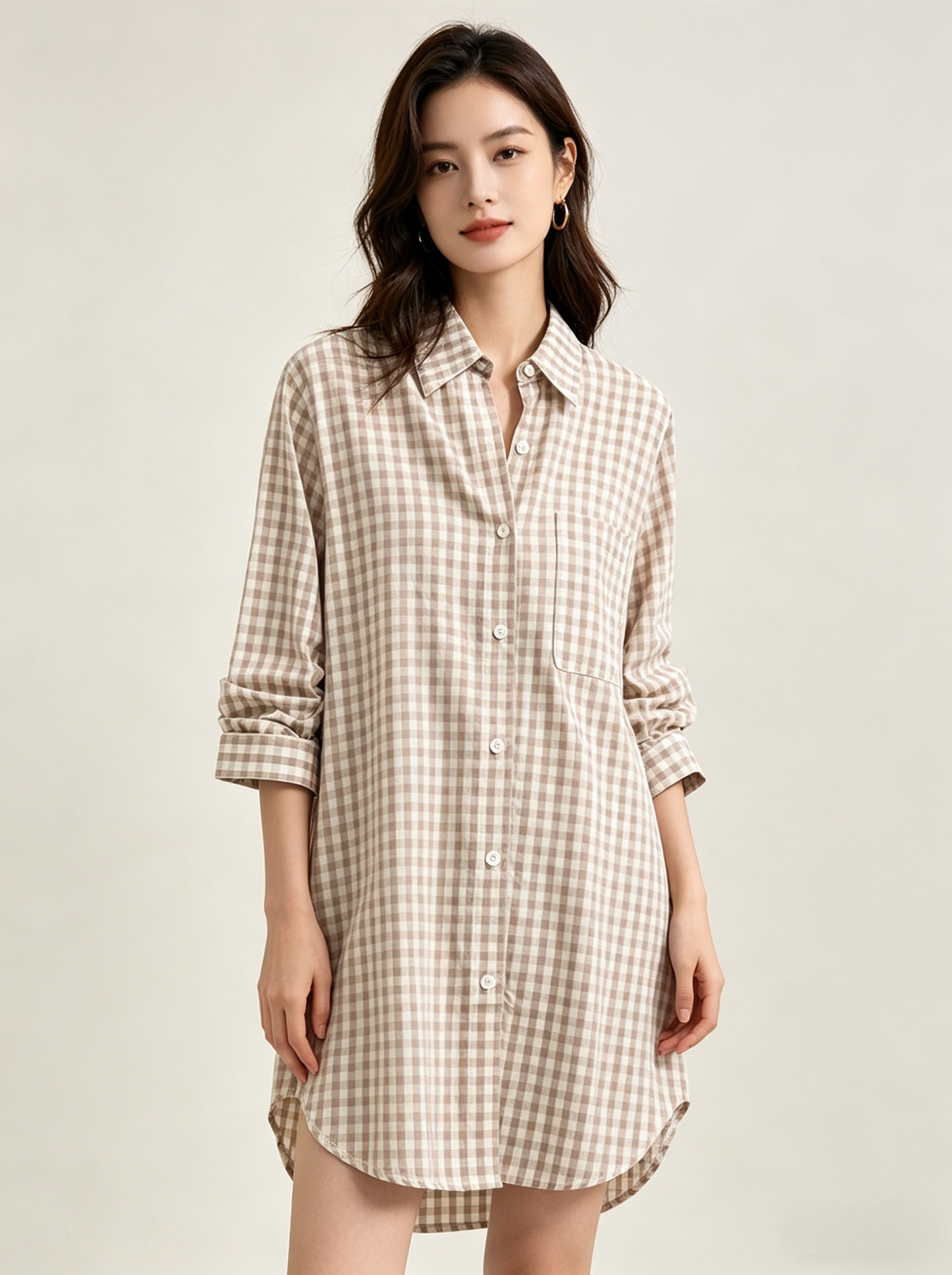 [Ограничено време с 50% отстъпка] Нова карирана ретро риза с дълъг ръкав