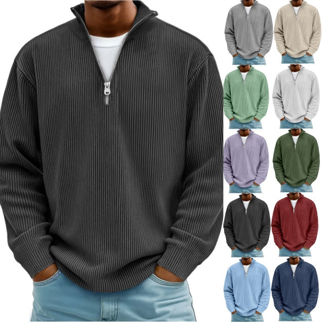 🔥【S-5XL】Nueva sudadera de hombre con cuello alto, otoño/invierno 2026