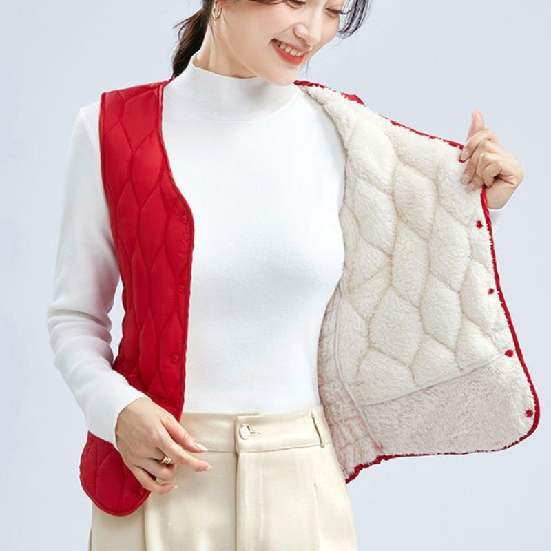 💟🔥40%OFF🔥Nowa, lekka, ciepła kamizelka bez rękawów na jesień i zimę