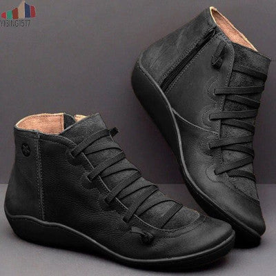 🔥【50% de descuento!】【Tallas 35-43】Nuevas zapatillas anchas de invierno para mujer botines casuales.
