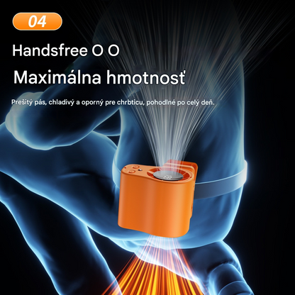 🔥50%OFF🔥Mini vysokorýchlostný ventilátor s klipom na pás, multifunkčná plynulá regulácia otáčok, stolný ventilátor s klipom.
