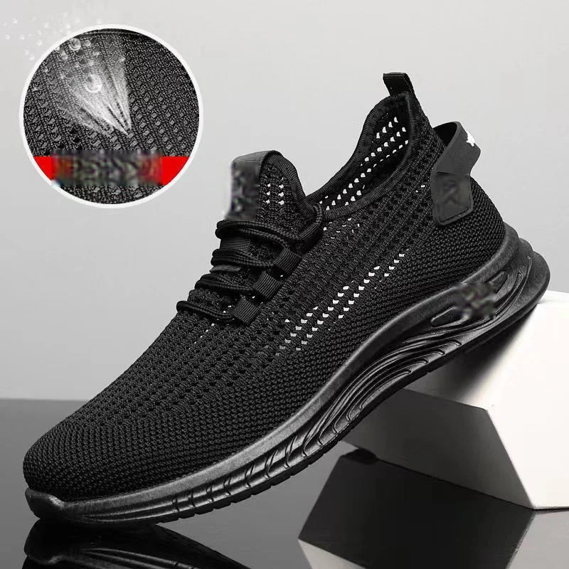 🔥50%OFF👟【39-44】Kényelmes és légáteresztő hálós, csúszásmentes, divatos alkalmi férfi cipő