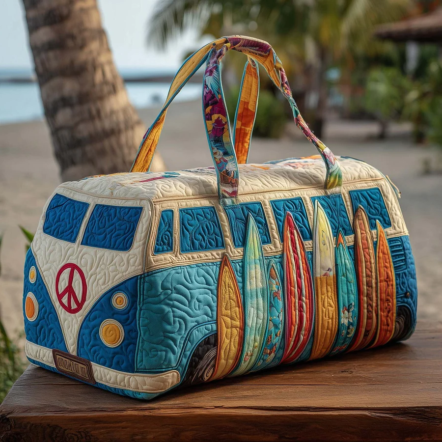Bolsa de viaje acolchada Hippie Van