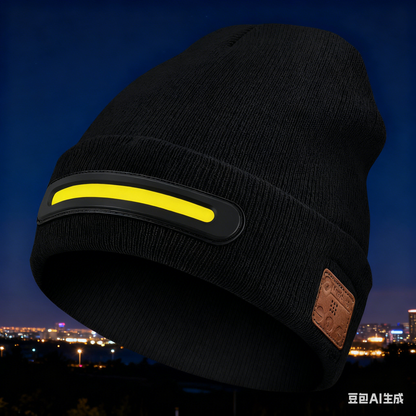 🔥49%OFF🔥🧢Nabíjateľná LED čiapka s Bluetooth，Zostaňte v teple💡