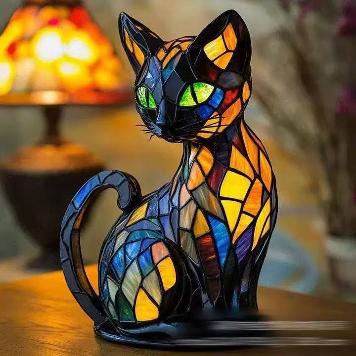 🌟💡【Limitovaná 50% sleva】Průhledná pryskyřicová LED noční lampička, kreativní dekorace do kanceláře a domova, s USB vypínačem