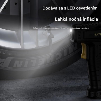 🚗💨Ušetrite 50%✅🔥Multifunkčný bezdrôtový prenosný hustič pneumatík s digitálnym displejom