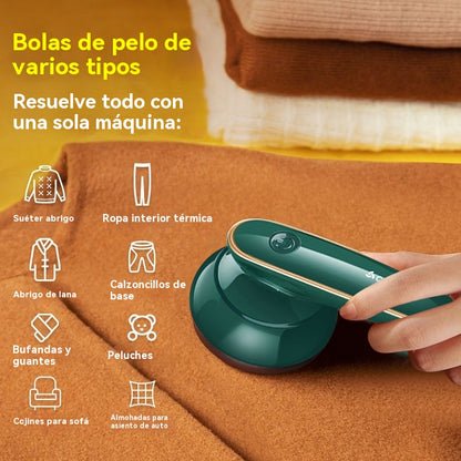 👚✨【Compra 1 y llévate 1 gratis】Quitapelusas eléctrico portátil multifuncional, profesional para prendas de lana, punto y algodón