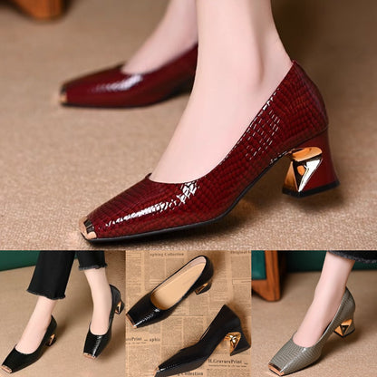 ✨ Noi pantofi cu toc gros – stil francez, perfecti pentru zi cu zi