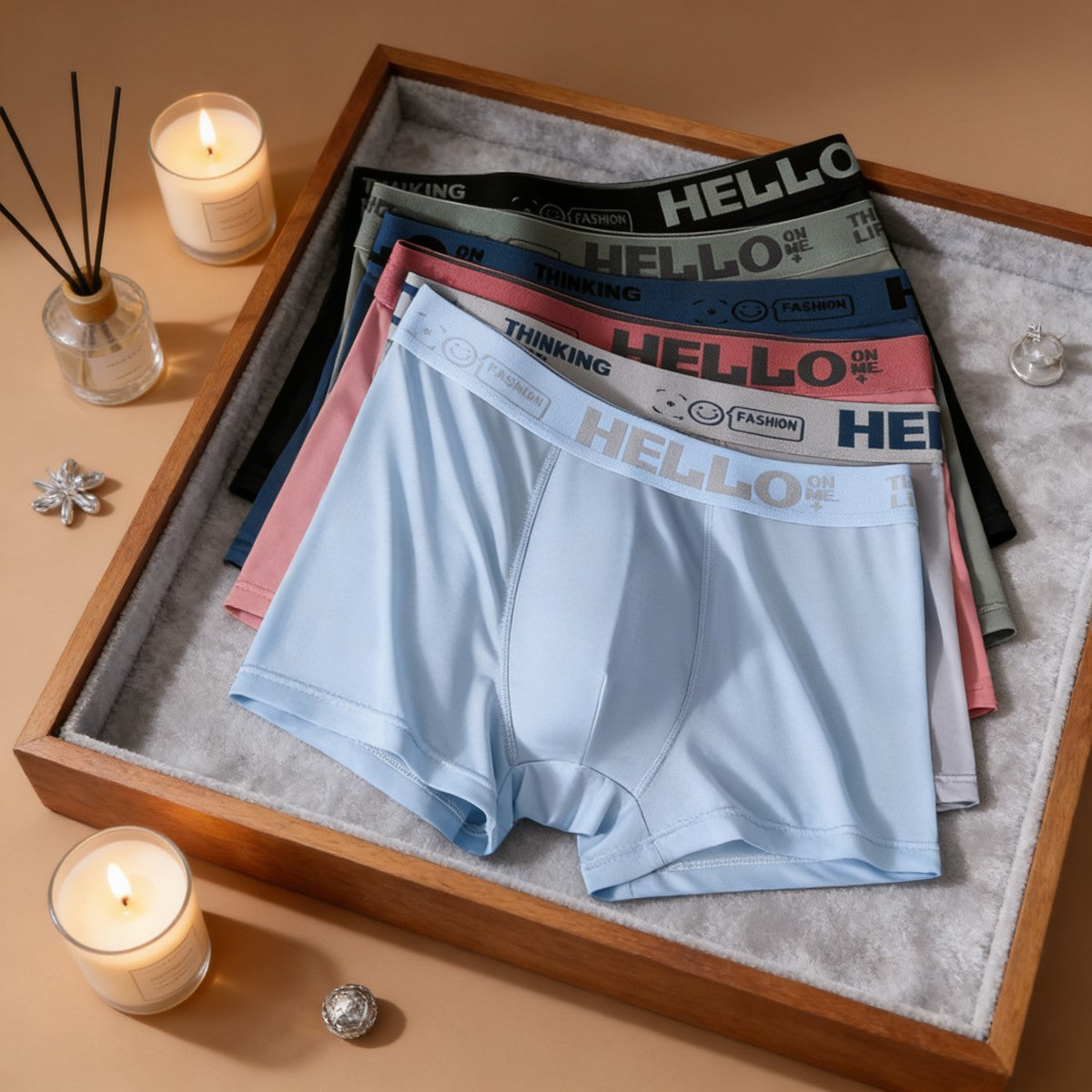 🔥Limitovaná ponuka – Zľava až do 50%🔥Nové antibakteriálne pánske boxerky z modálneho sieťovaného materiálu s tvarom U, vo veľkých veľkostiach
