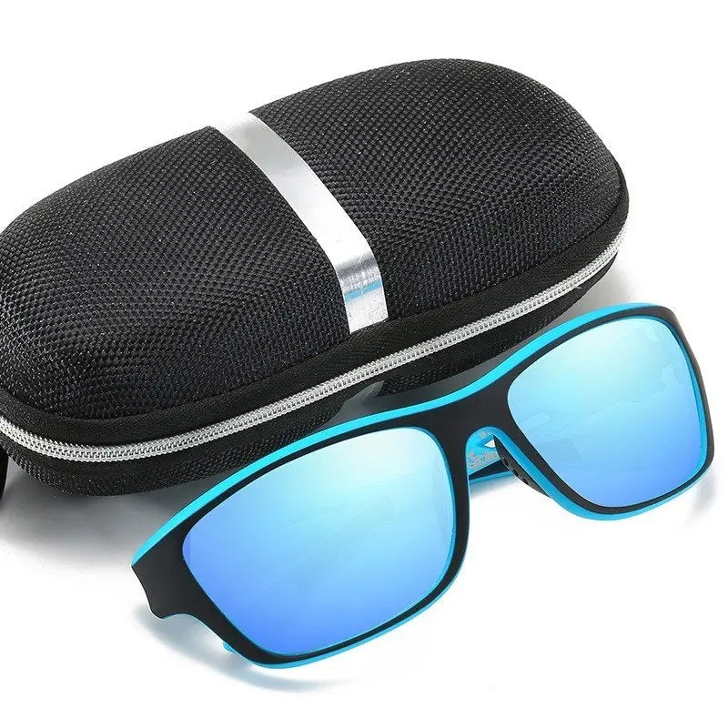 🚵‍♂️😎 【50% rabatu 🔥】🎣🕶️ Sportowe okulary przeciwsłoneczne, polaryzacyjne, lustrzane, modne i pyłoszczelne, idealne do jazdy na rowerze na świeżym powietrzu