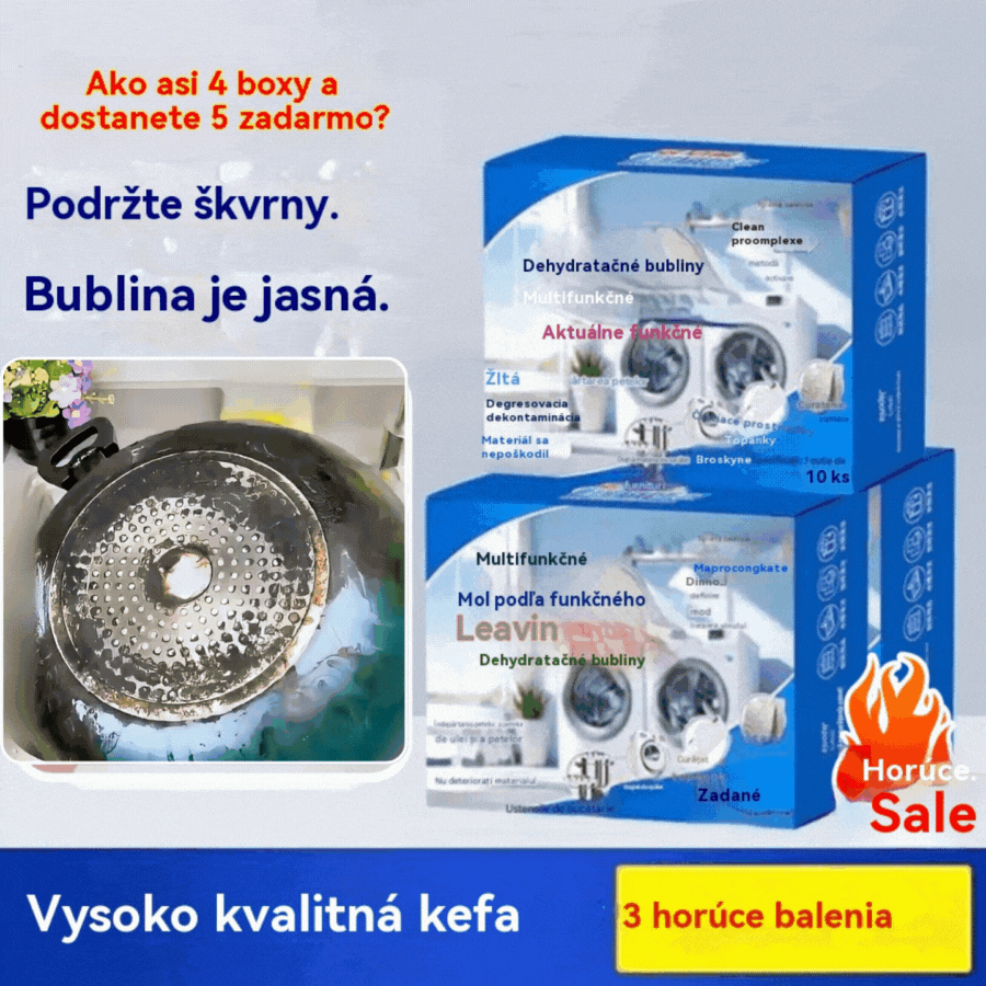 🔥【🎁Kúpte 3, získajte 3 zadarmo】✨Multifunkčné šumivé tablety – skvelý pomocník na čistenie domácnosti