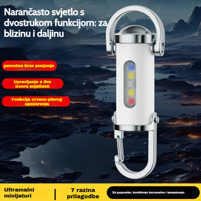 🔥【Kupi 1, dobi 1 gratis, ograničeno 50%】🔥Super svijetla vodootporna mini svjetiljka s privjeskom za ključeve