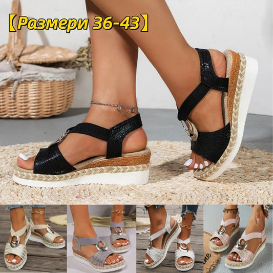 💥Лятна мега разпродажба💥 👡【Размери 36-43】Дамски ежедневни сандали, удобни за дълги разходки, ново поступление 2026