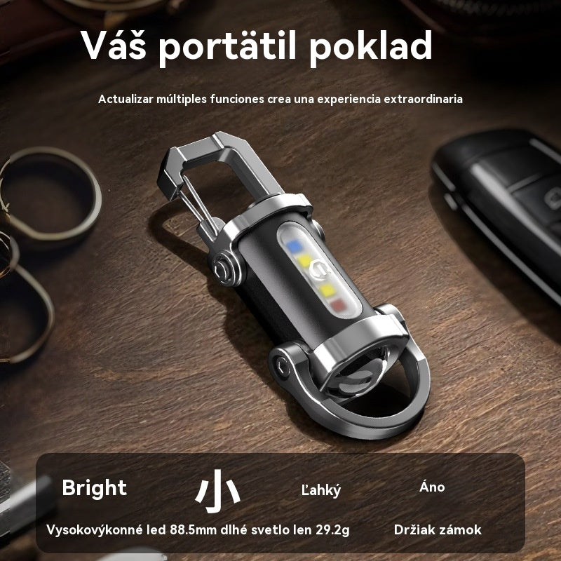 🔥【Kúpiš jeden, druhý dostaneš zadarmo】🔥 Mini vodeodolná kľúčenková baterka s ultra vysokým jasom 1200 lm