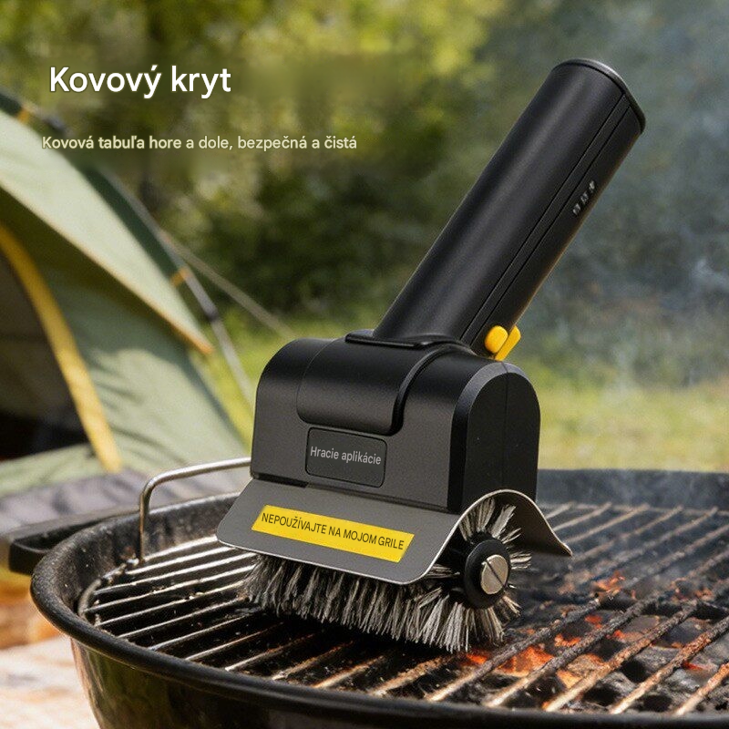 🔋🧹 Bezdrôtová elektrická čistiaca kefa na gril – lítiová batéria, multifunkčná, ľahko použiteľná 🔥🍖