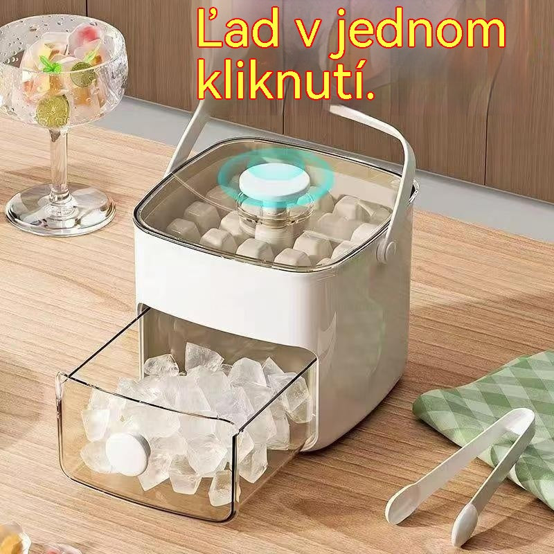 🧊2026 Miska na ľad s vekom – Jednoduchá výroba ľadu