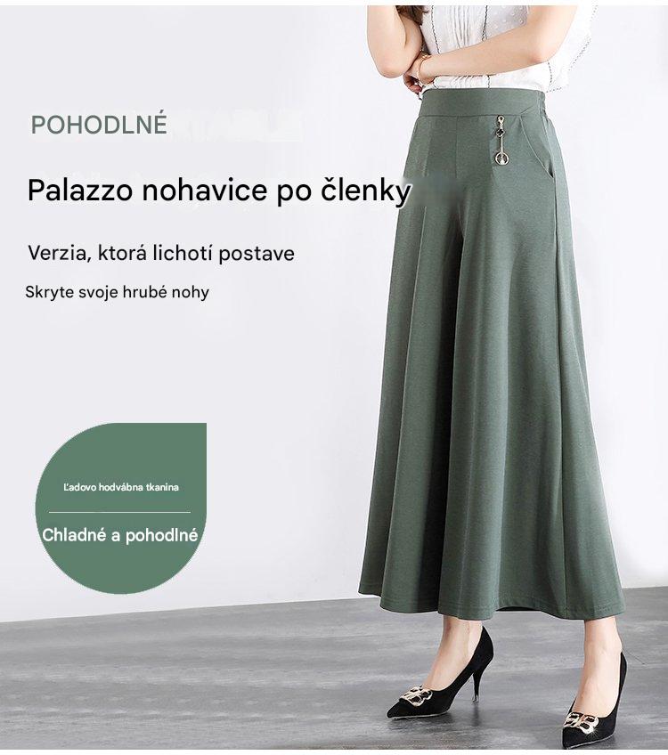 👖❤️ 【M-5XL】 Nowe damskie szerokie spodnie z lodowego jedwabiu na lato 2026