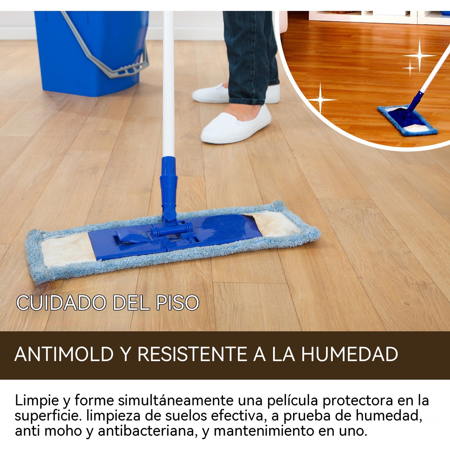 🔥Spray de cera de abeja natural micromolecular para el cuidado de muebles, mantenimiento y pulido de suelos.