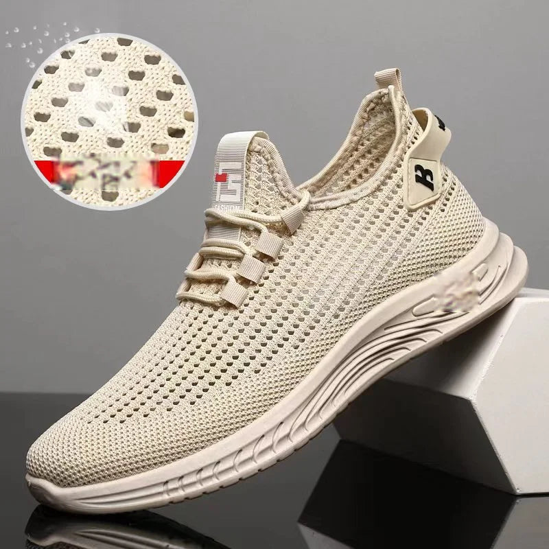 🔥👟【39-44】Nový štýl, pohodlné a priedušné sieťované nekĺzavé módne módne topánky na voľný čas pre mužov