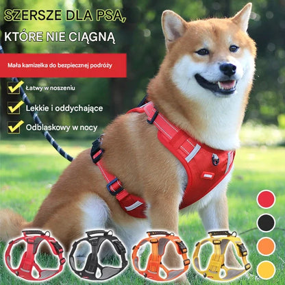 🐶【5-30KG】Szelki dla psa bez ciągnięcia dla zwierząt domowych