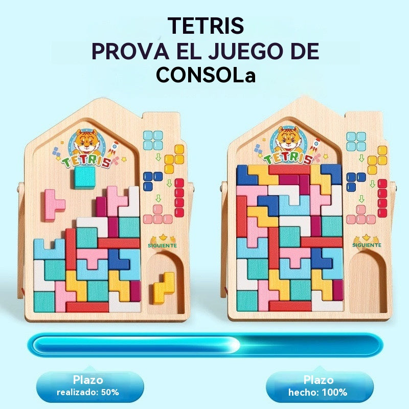 🌈🧩🔥【50% de descuento por tiempo limitado】Bloques de construcción Tetris, juguete educativo para niños