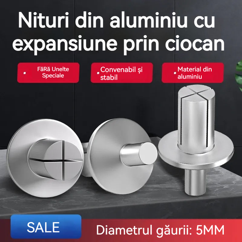 【30%OFF】【100 piezas】🔧 Remaches de aluminio con expansión de martillo: ¡fijación rápida y segura sin esfuerzo!🔩