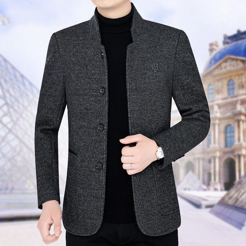 🔥 【Descuento por tiempo limitado -50%】Nueva chaqueta casual de hombre con solapa y forro de lana para otoño e invierno