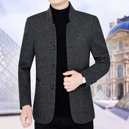 🔥 【Descuento por tiempo limitado -50%】Nueva chaqueta casual de hombre con solapa y forro de lana para otoño e invierno