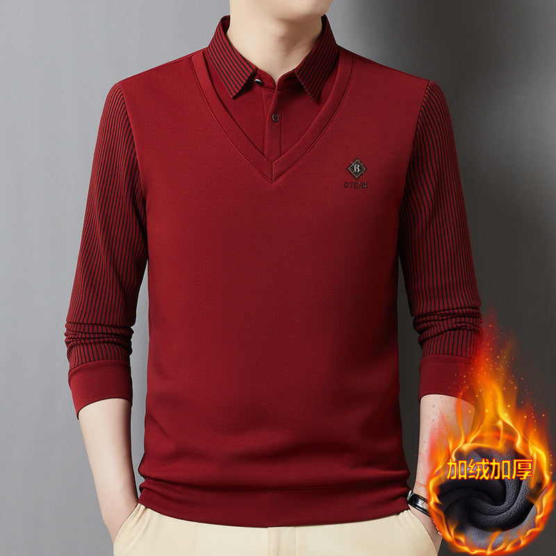 🔥【🛒Kup 1, a 1 dostaniesz gratis】【M-4XL】Męski dwuczęściowy, ciepły top z kaszmiru premium